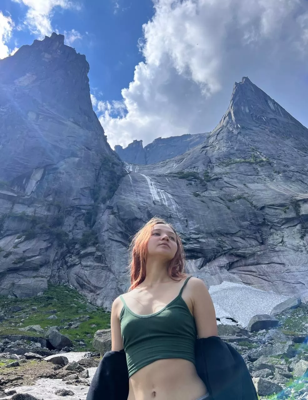 Say yes, and I'll take off all my clothes in nature. I like to show my boobs in public posted by Cross-Miniature396