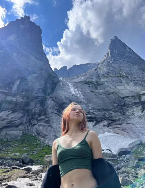 Say yes, and I'll take off all my clothes in nature. I like to show my boobs in public by Cross-Miniature396