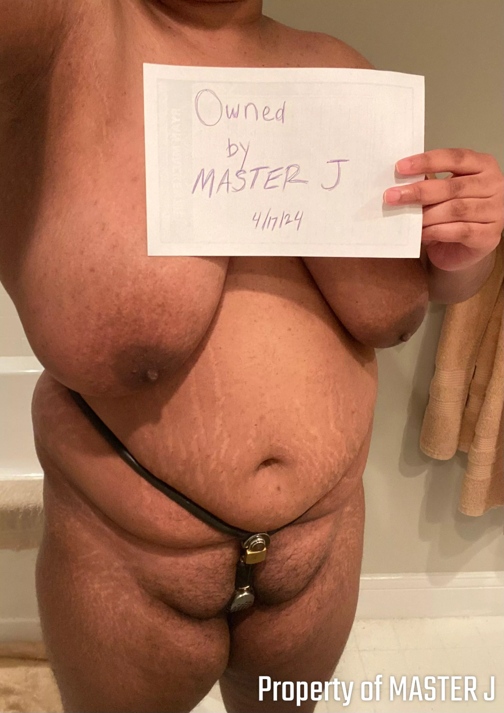 She has accepted her place and turned over keys posted by MASTER_J_dom