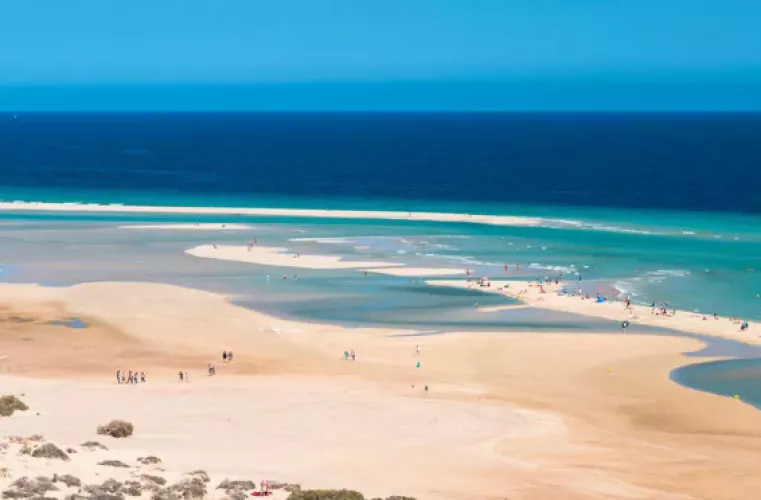 Sotavento Beach, Spain by exoticsky21