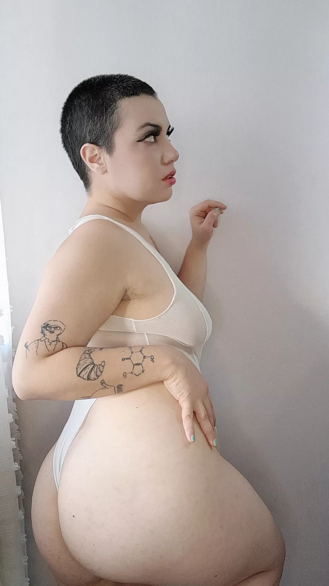 Total white🤍🫶 posted by cherrypieok