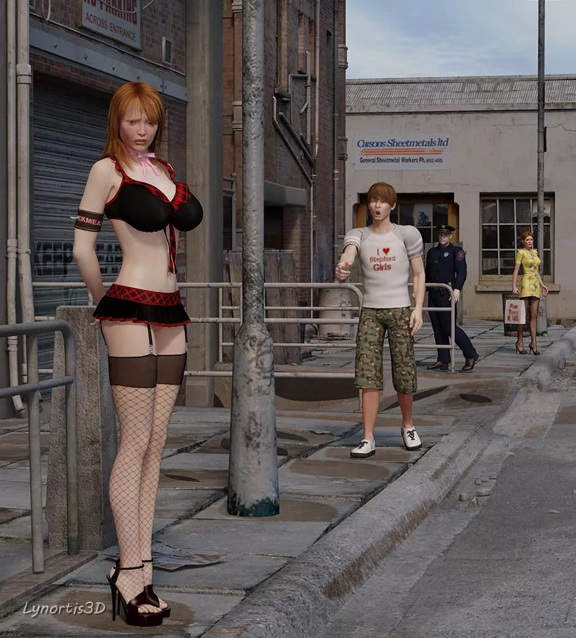 When you are sentenced to streetfuck duty and your nephew accidentally discovers you posted by Lyno3D