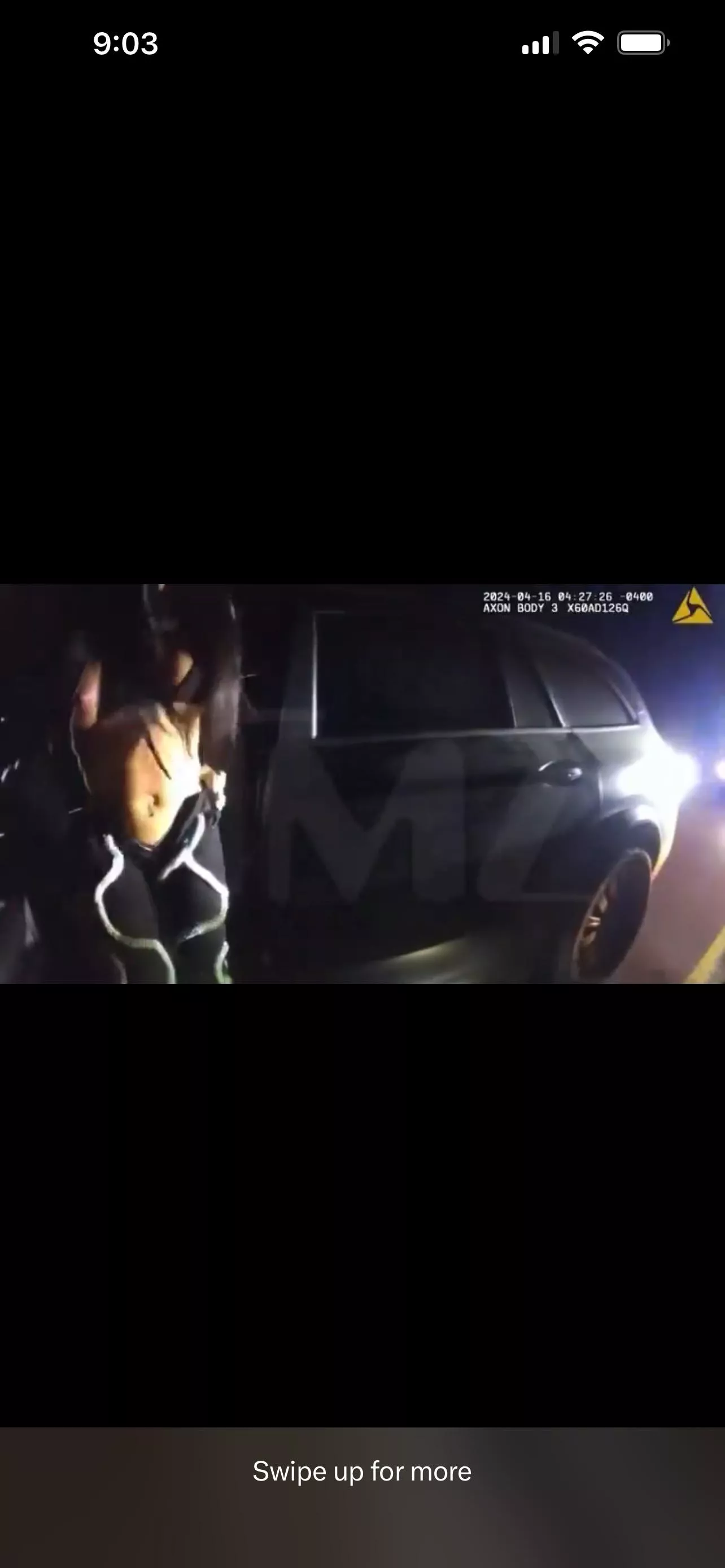 Body cam footage posted by Sosamane19