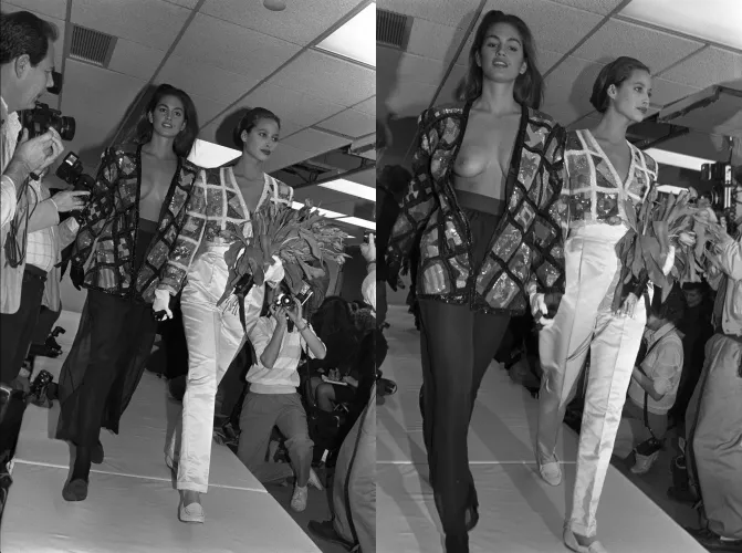 Cindy Crawford and Christy Turlington, NYC (1988) by MulciberTenebras