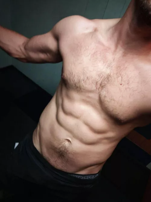 Come get it! Shred is getting there, slowly getting veins in weird places  by Sailor-daddyyy