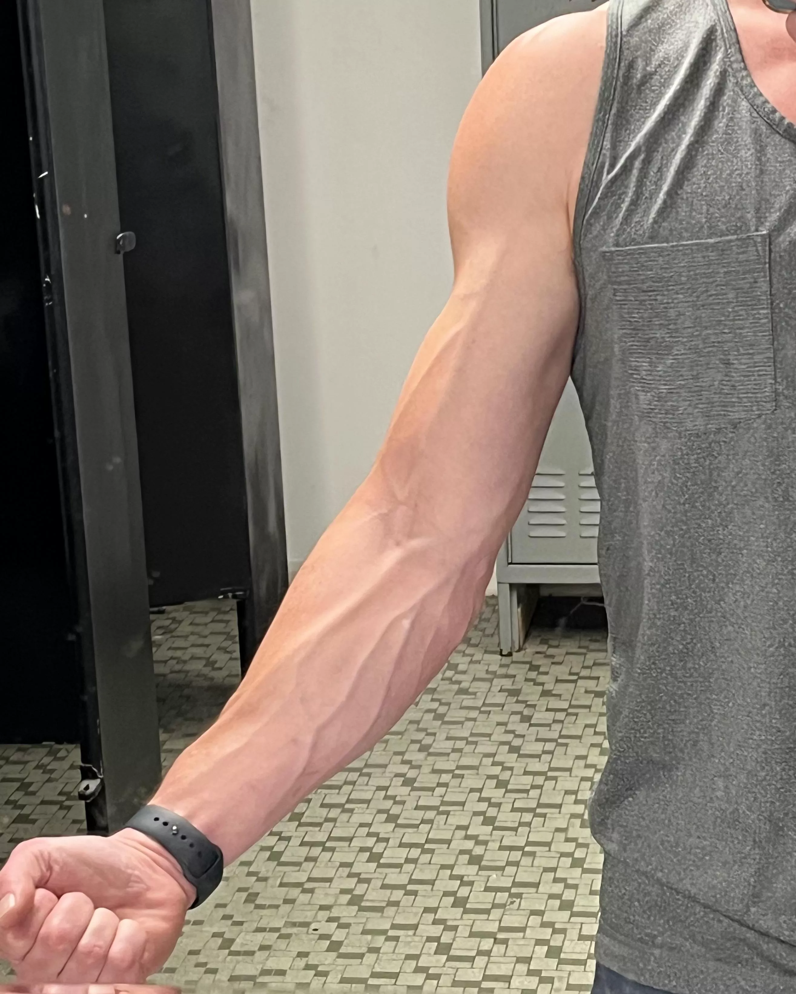 Deadlift day always gives that good pump.  posted by Shred_and_Bread