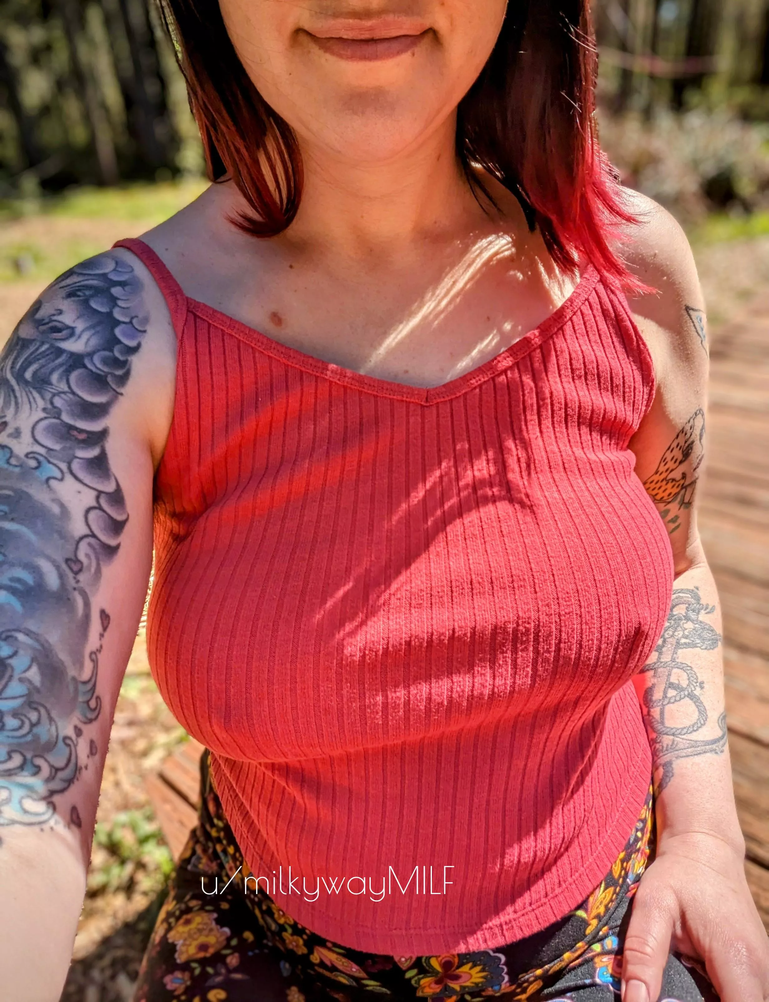 Enjoying the sunshine  posted by milkywayMILF