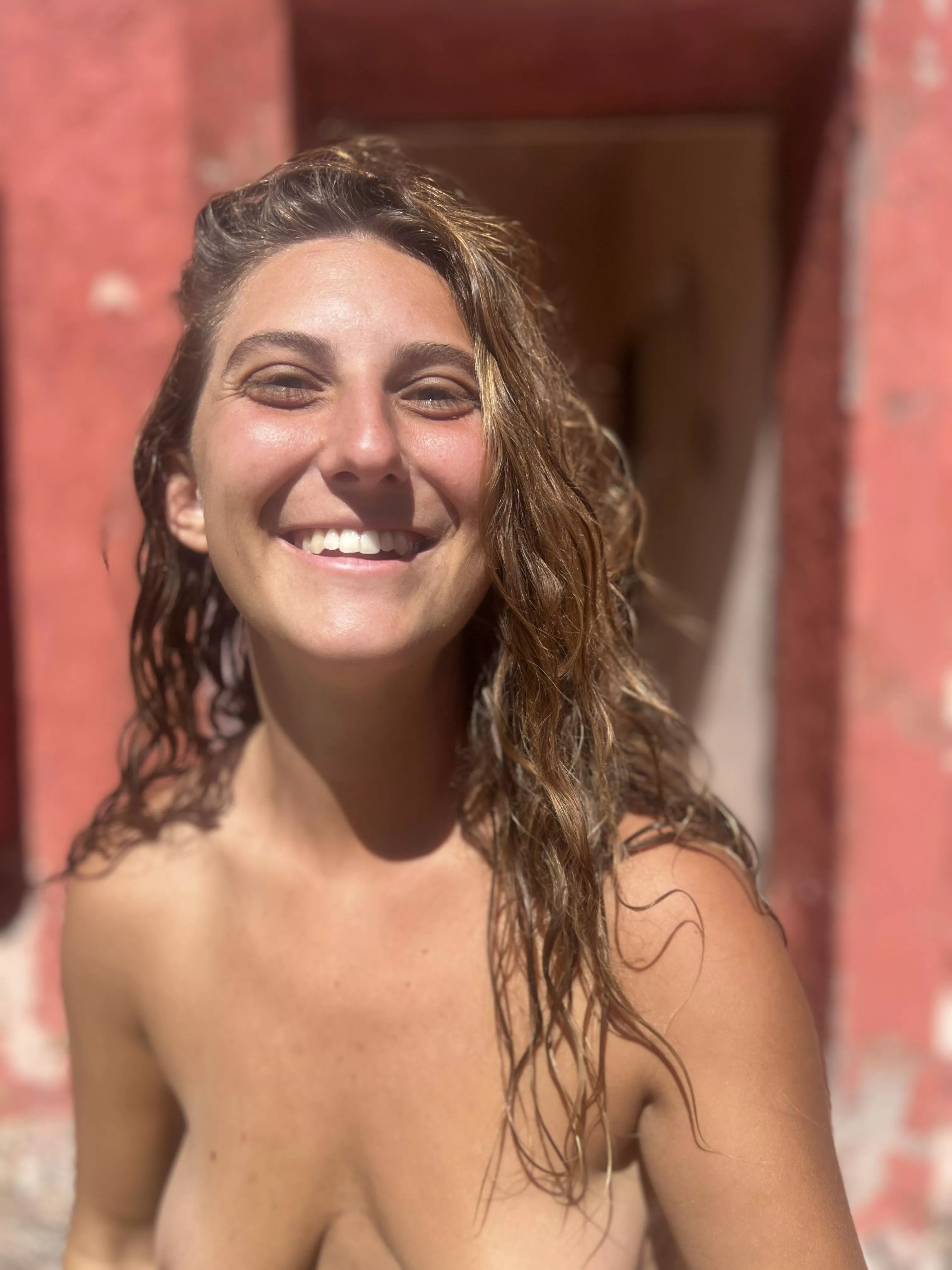 Exploring old ruins in the nude! posted by paintwithbabeross