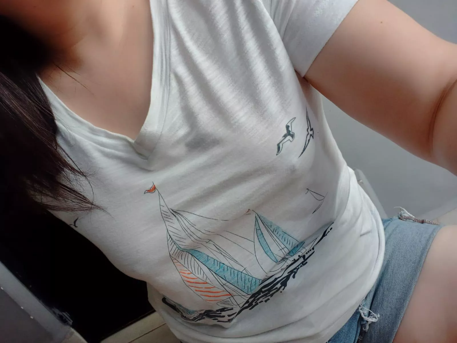 Friday means free of a bra today! posted by Seductive_Samyra