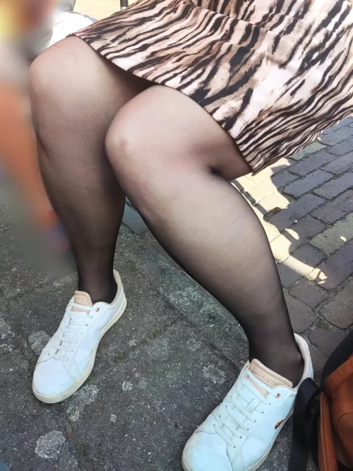 Having a drink, hubby was complaining my skirt was to long 🤣 by NL-funplaycouple