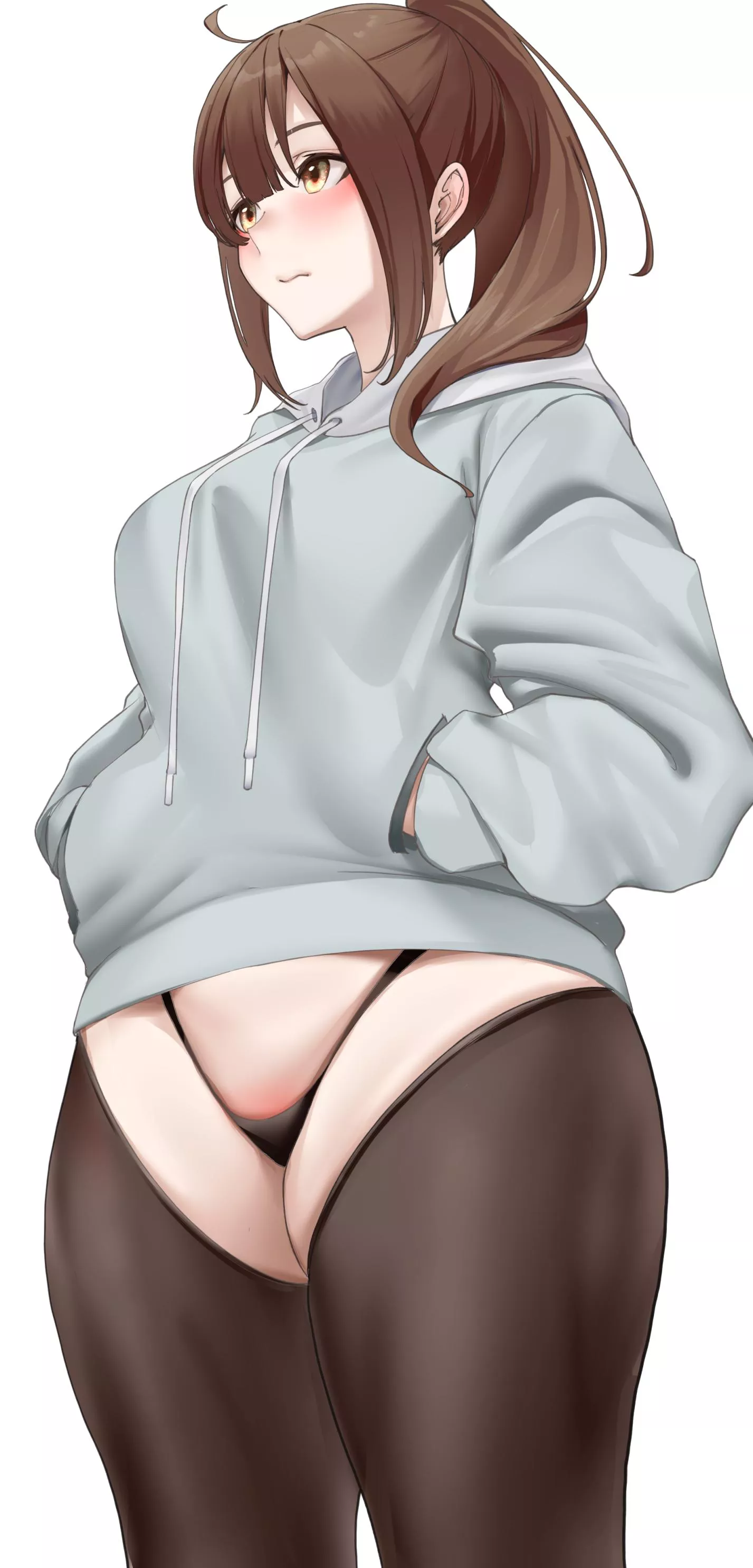 Hoodie & Slanted Thigh-Highs  posted by CheetahSperm18