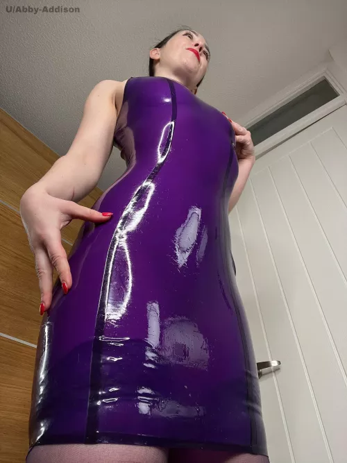 I definitely over drenched this latex in polish but obsessed with how shiny it turned out.   by abby-addison