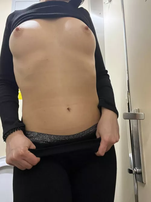 I love doing naughty things with my tits when I'm on the train by subtlescissors