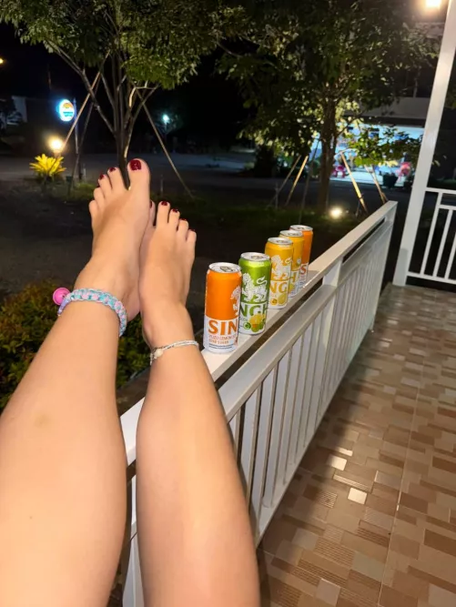 I want you to feel free to worship my feet on the street by neon__goddess