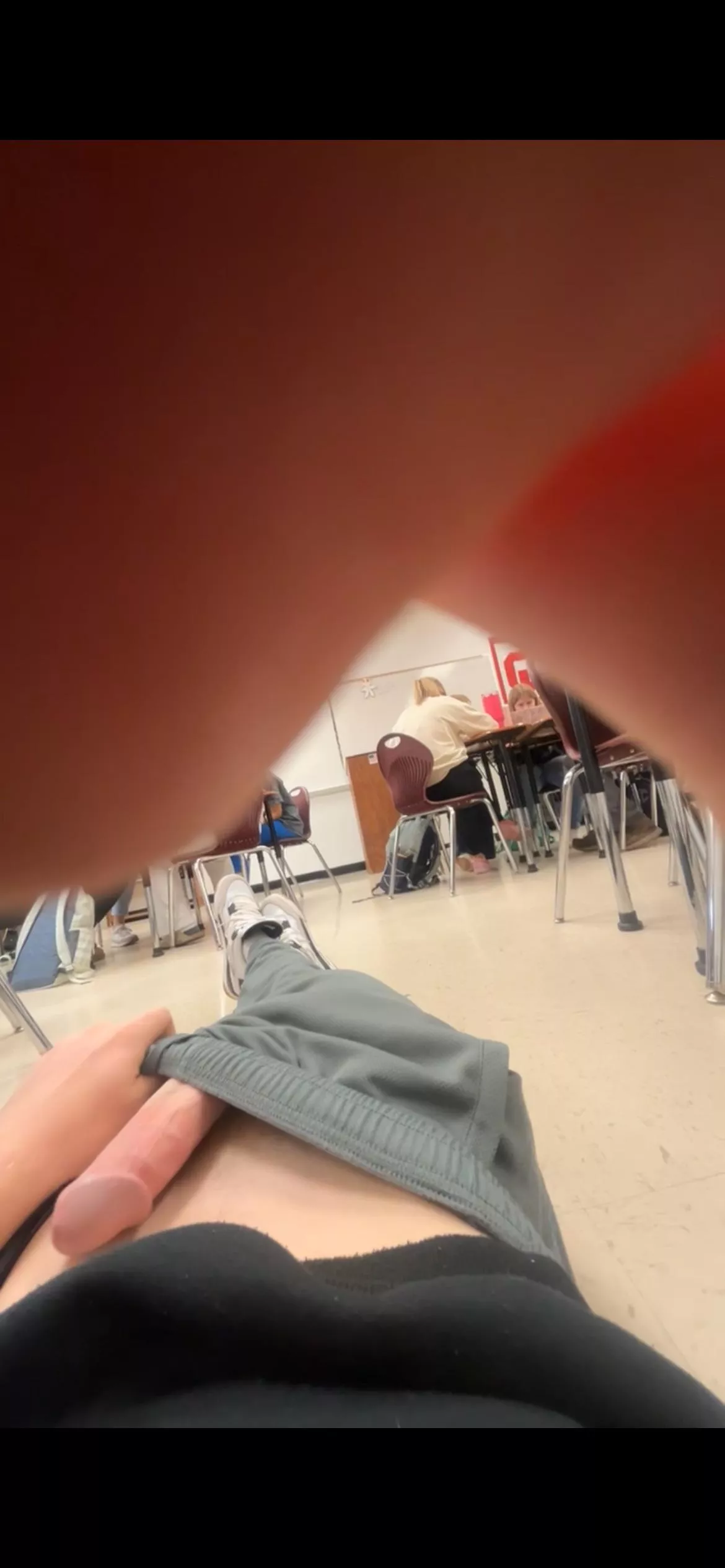 in class 😅 posted by Glad-teen