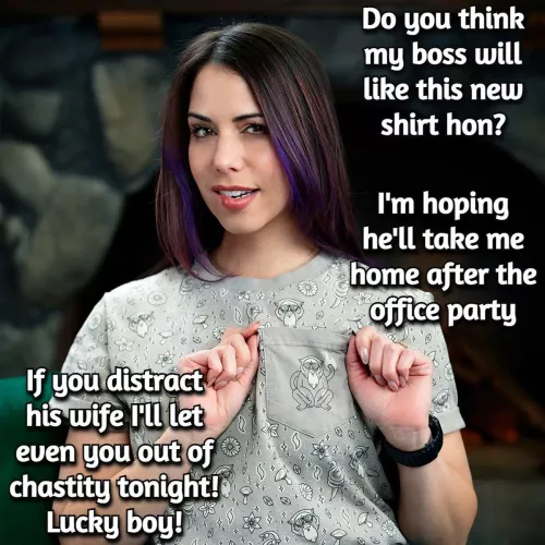 Laura Bailey cuckold/chastity  by SimpQueen_