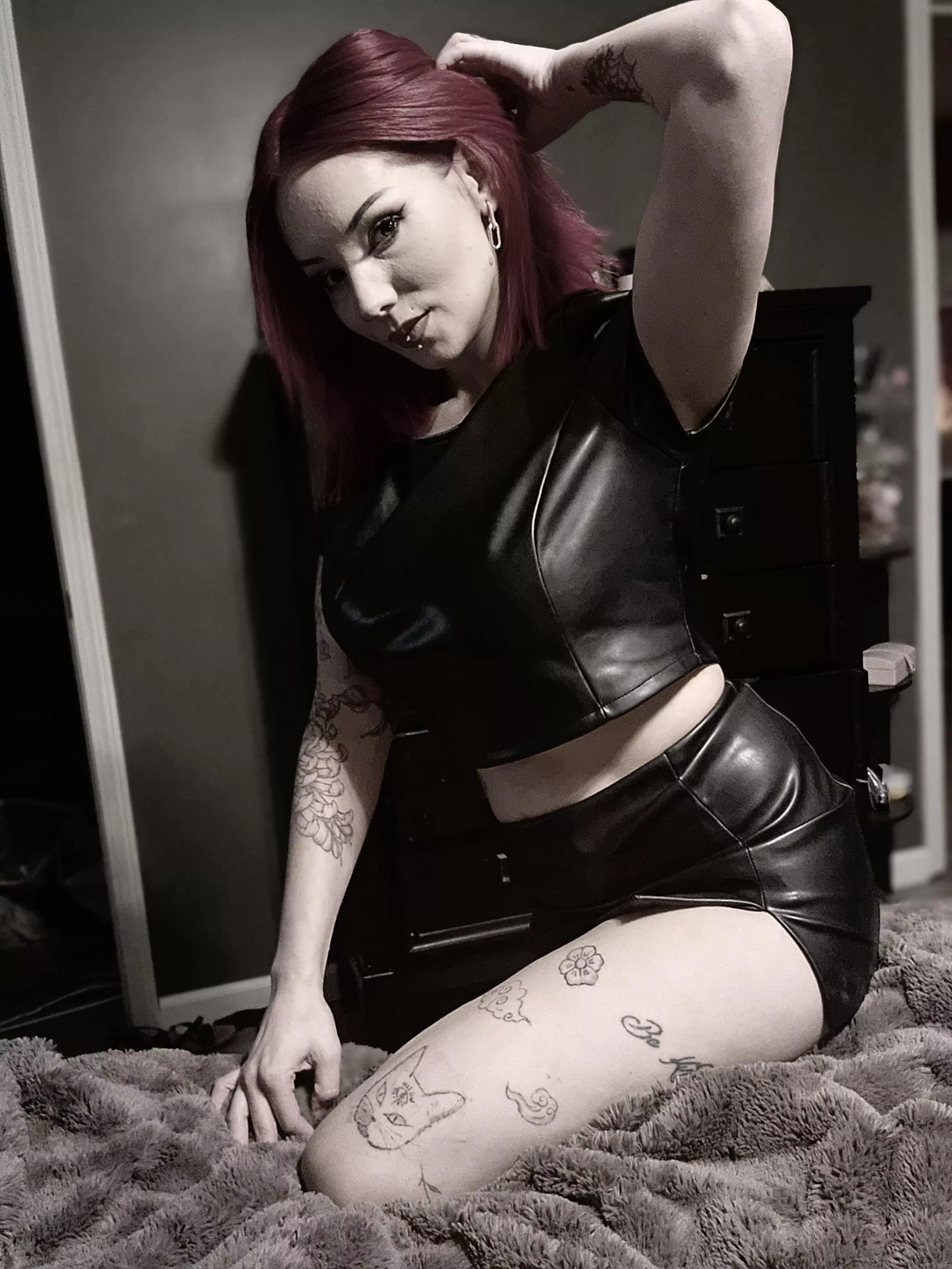 Leather Croptop!  posted by NoelJade