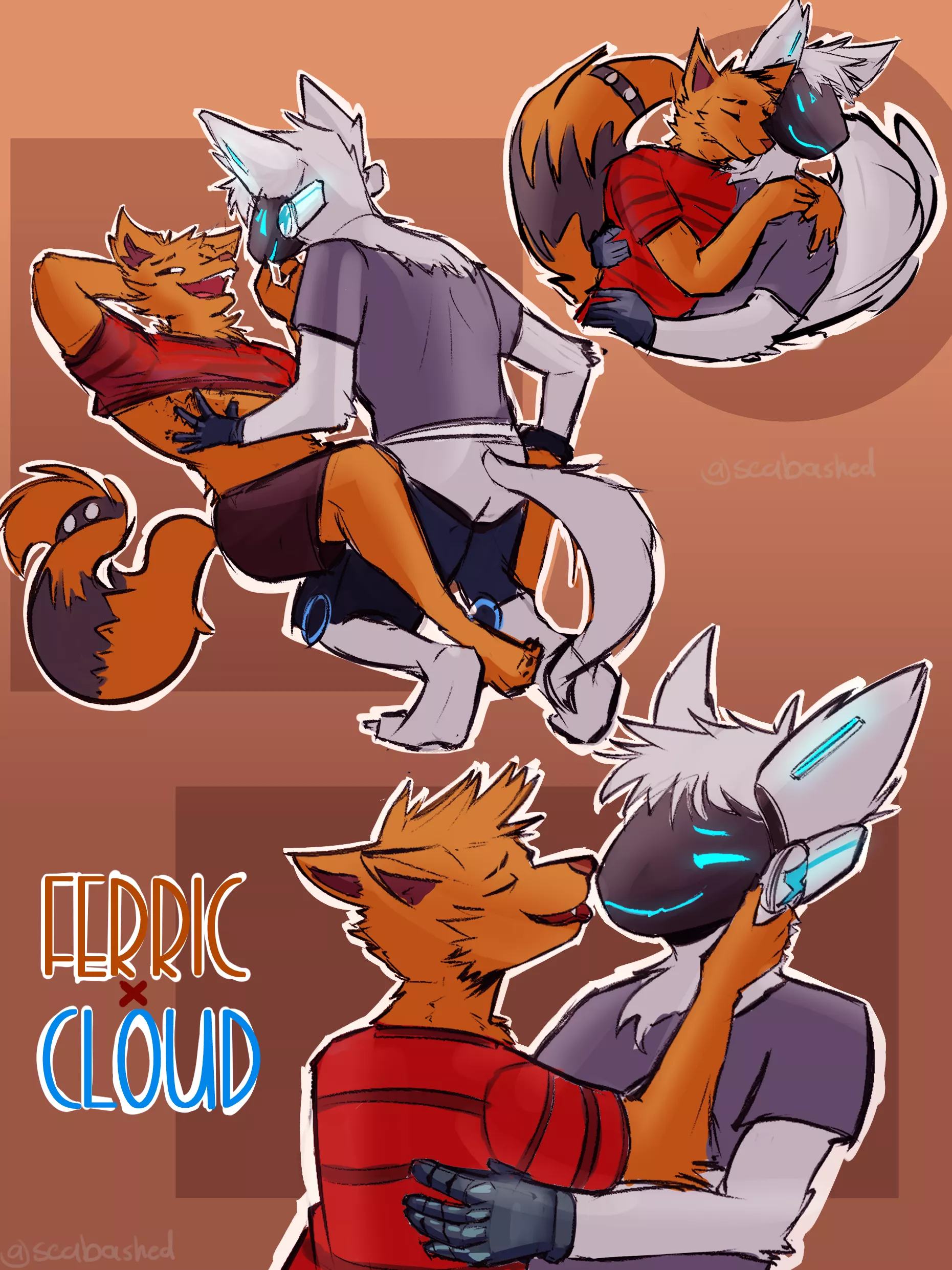 Me and my proto friend! (Art by me) posted by Ezikiel_sphire