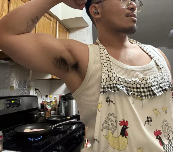 Serving pits for dinner  by aegyoyo_