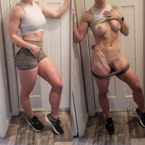 Starting the day off with a workout. F[33]  by LovelyNikki08