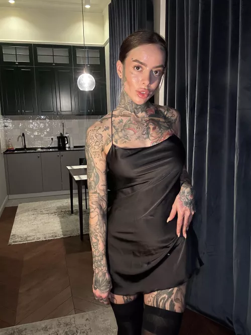 Tight dress and pokies by Impossible1946