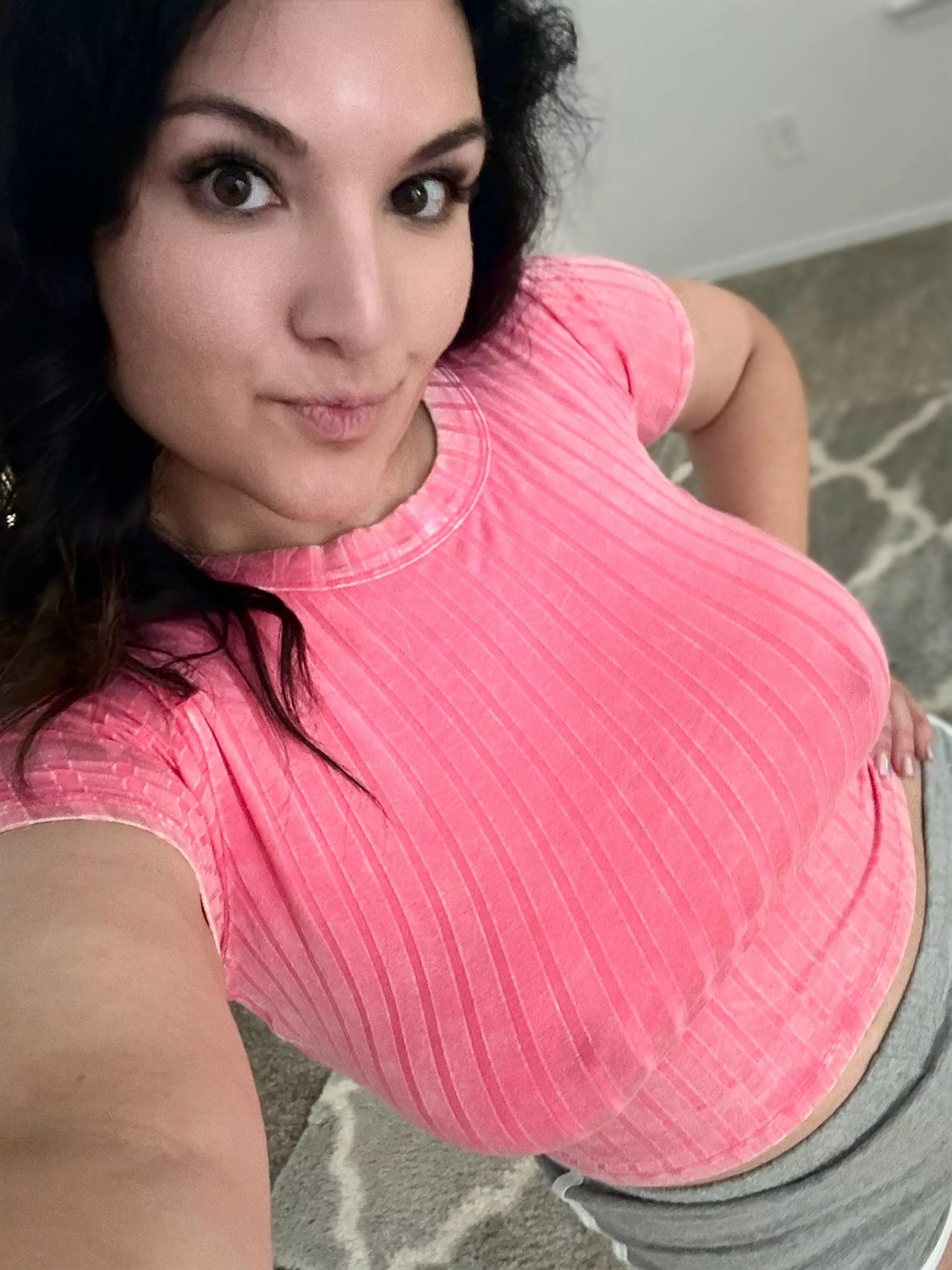 Uh oh do you think think the neighbors will be upset if I’m not wearing a bra  posted by sexxymilf1030