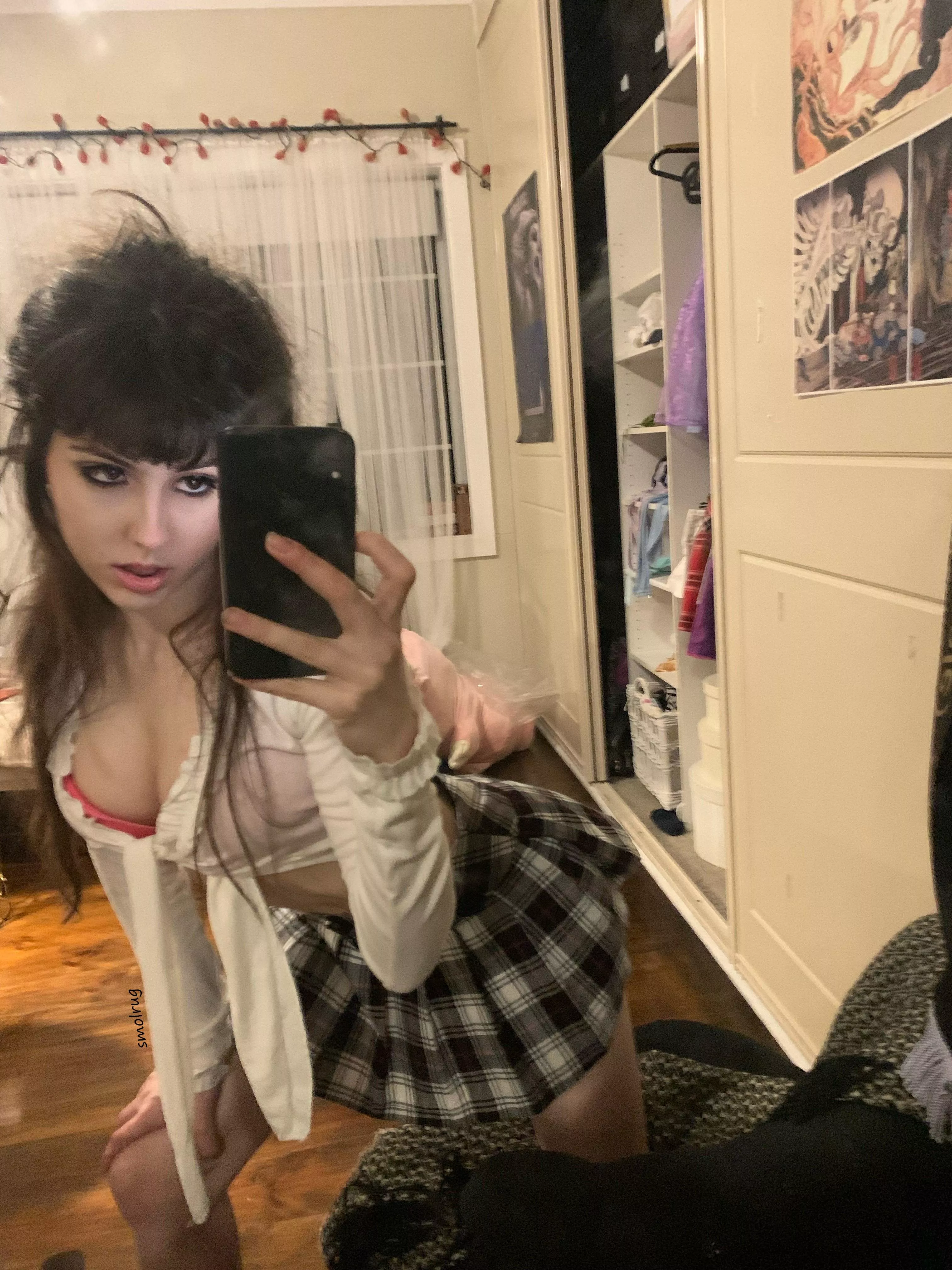 who wants to spank me (no panties) posted by smolrug