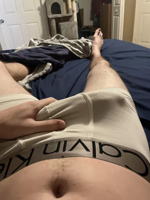 Woke up to the feeling of my dick being suffocated by MrAverageJo3