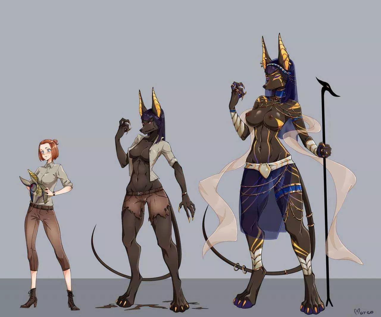 Anubia The Godess stages  posted by ArtCollector02