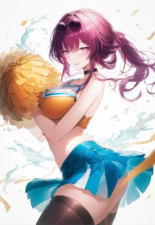 Cheerleader Kafka [Honkai Star Rail] by CheetahSperm18