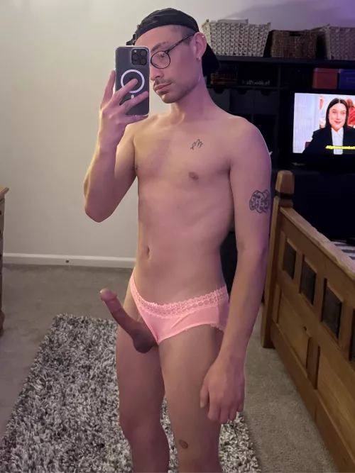 Couldn't control my boner in my panties by 96redflame