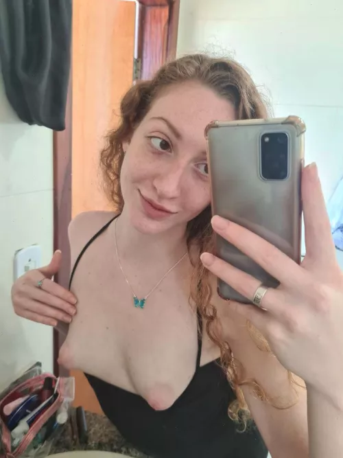 I don't even have to pull down my top for these puffies to fall out in everyones face by lavi_tiburski