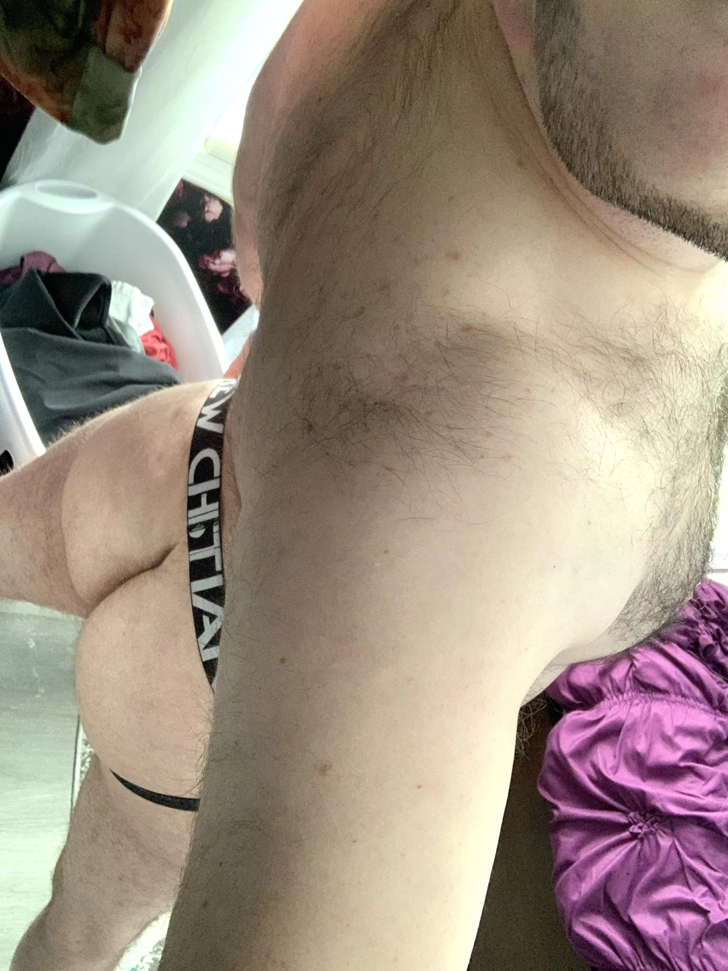 I’m supposed to be putting away clothes…butt.. posted by Buttermybubble