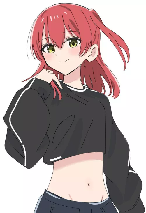 Kita Wearing Her Crop Top (Bocchi The Rock) by Csxc