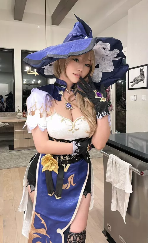 Lisa from Genshin Impact by Hyoon  by Bjoernsen1998