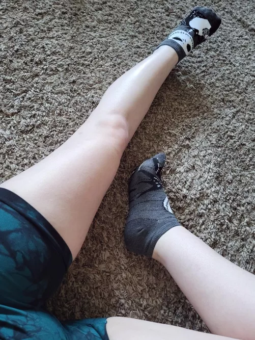 Out of my drawer, right onto my feet and peeled straight off my toes then to you! [Selling] by MistressMagic