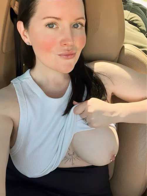 Road trips should be fun right. 39F  by katesdirtyxoxo