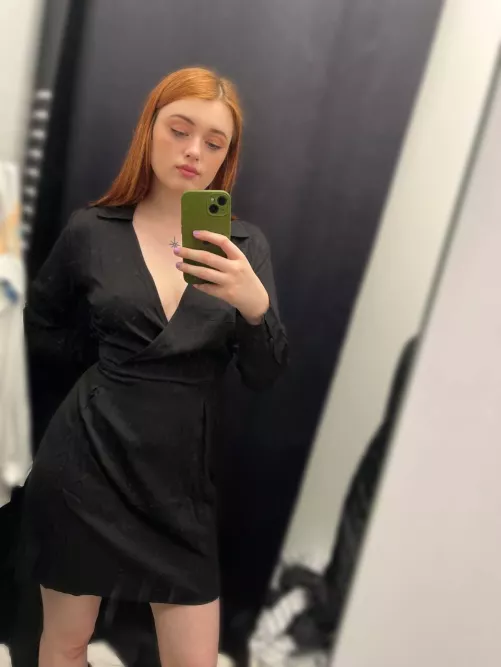Trying on a new dress for a future date by emotional_paradox