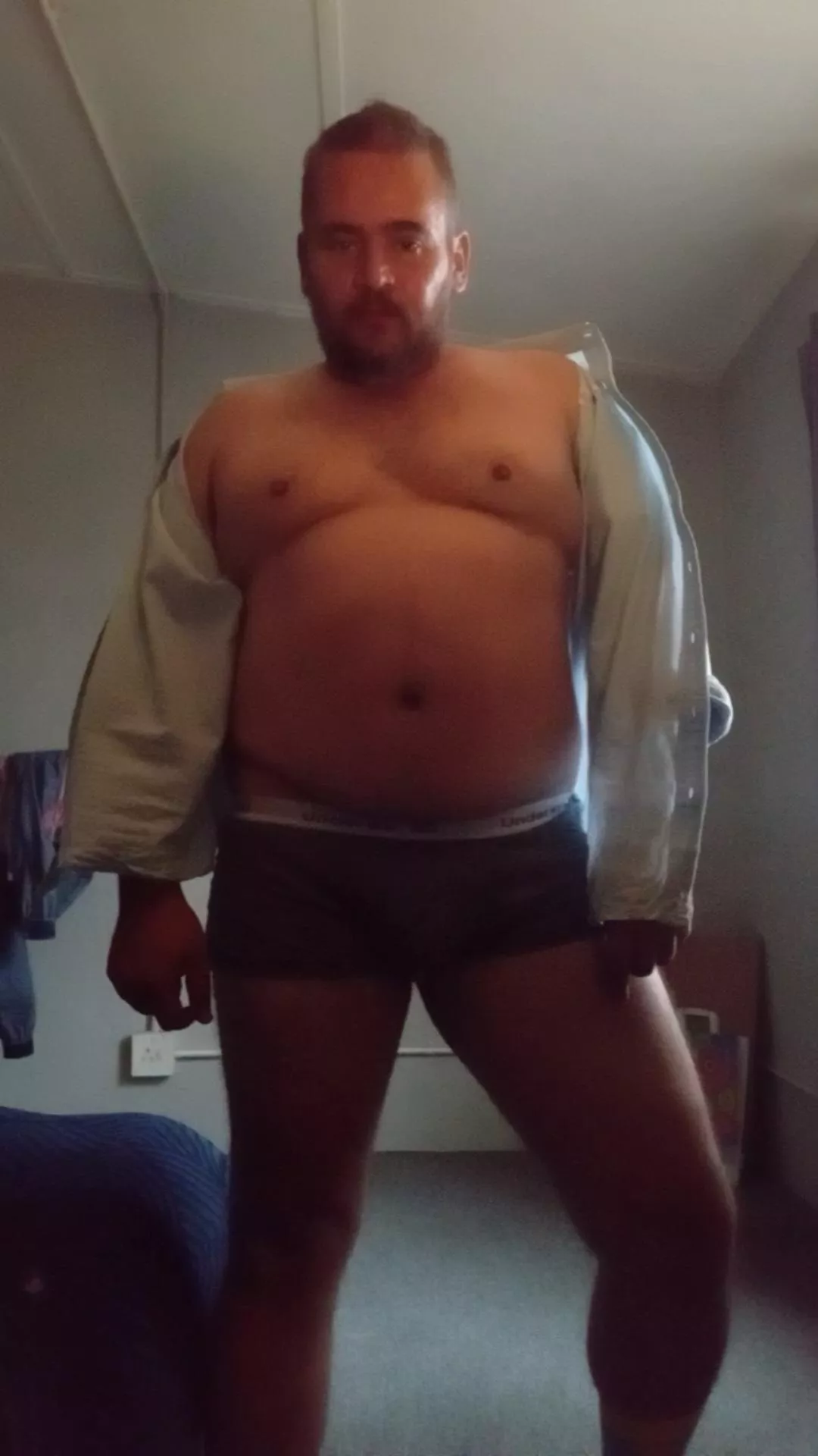 Trying to convince myself it's okay to be naked more often  posted by Huge_Ability8841