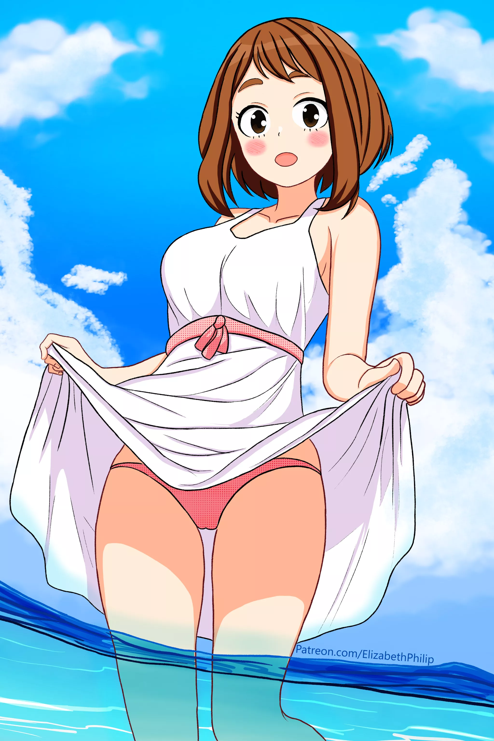 Uraraka Ochako Sundress [ElizabethPhilip0501] posted by Unfair-Fun-1146