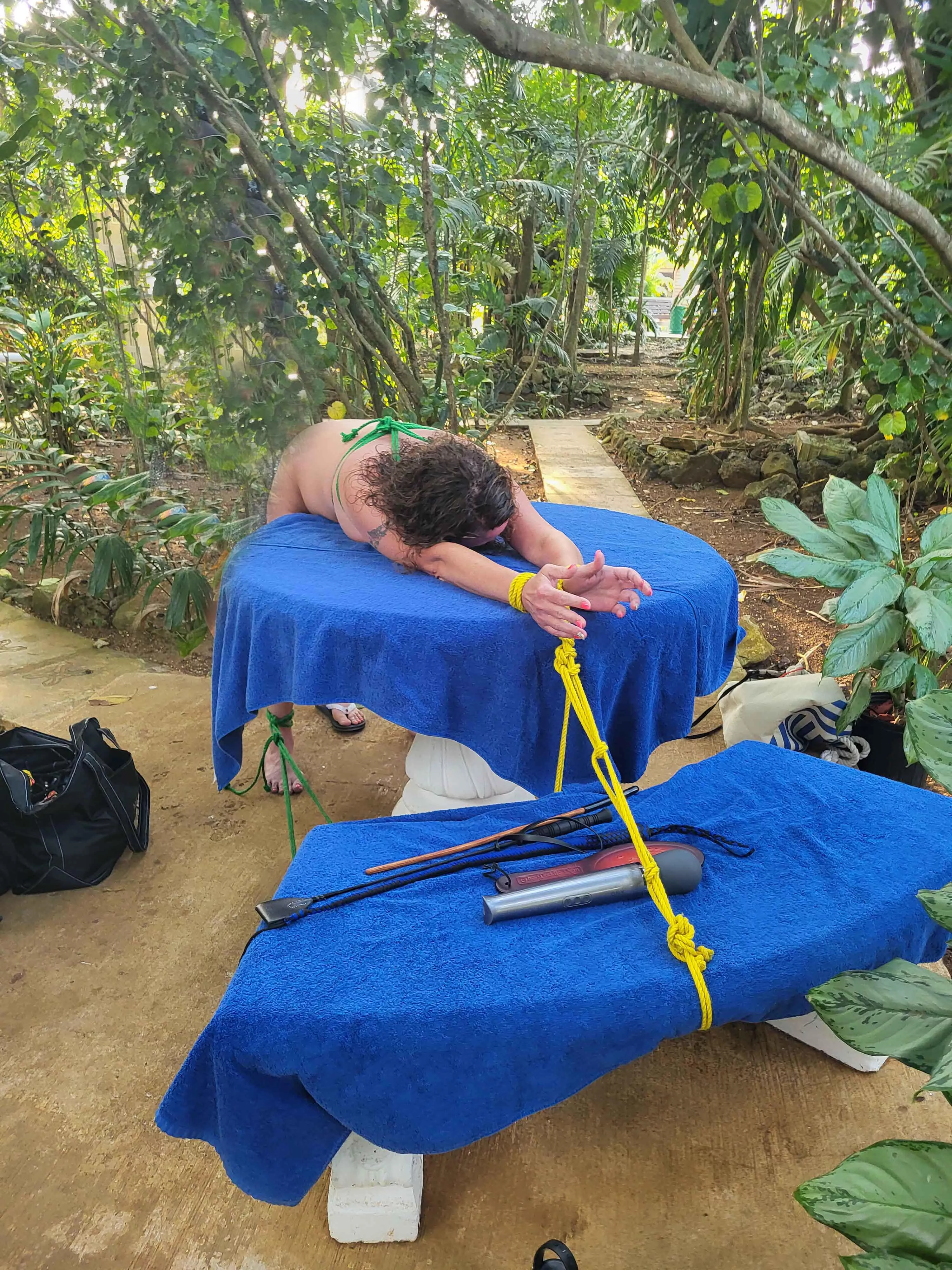 A little rope fun in public posted by dolphinguy_2000