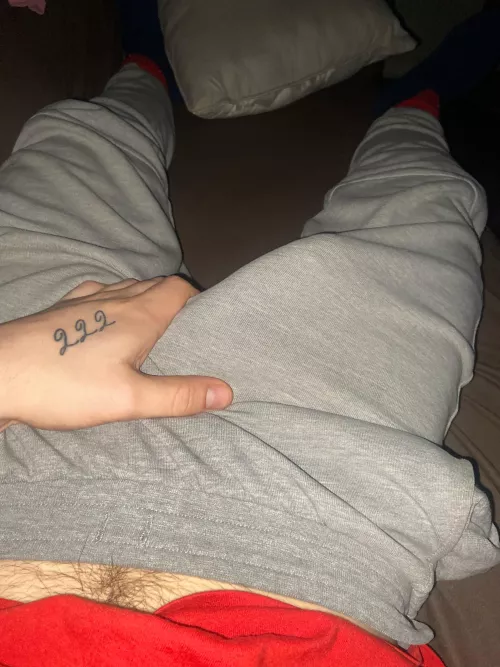 Begging to come out, who wants to let it out 😉 by Embarrassed_Arm9149