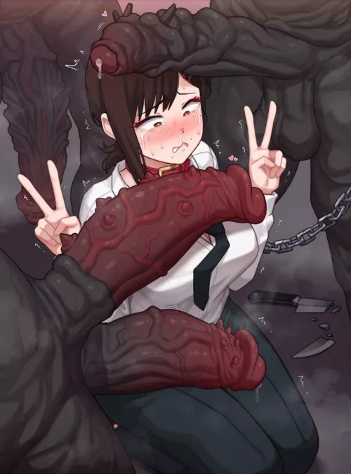 [chainsaw man] you thought you couldn't stop us with just a knife by DifficultService6290