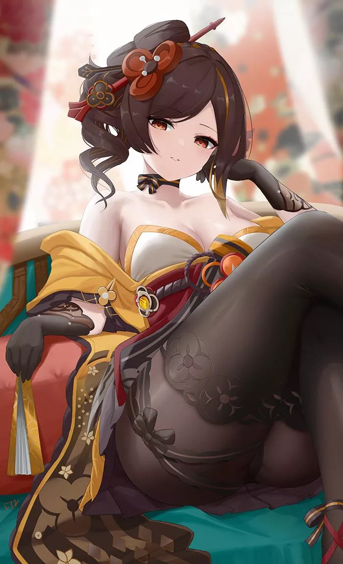 Chiori (CYI / Cyicheng) [Genshin Impact] posted by elegantloveglimmer