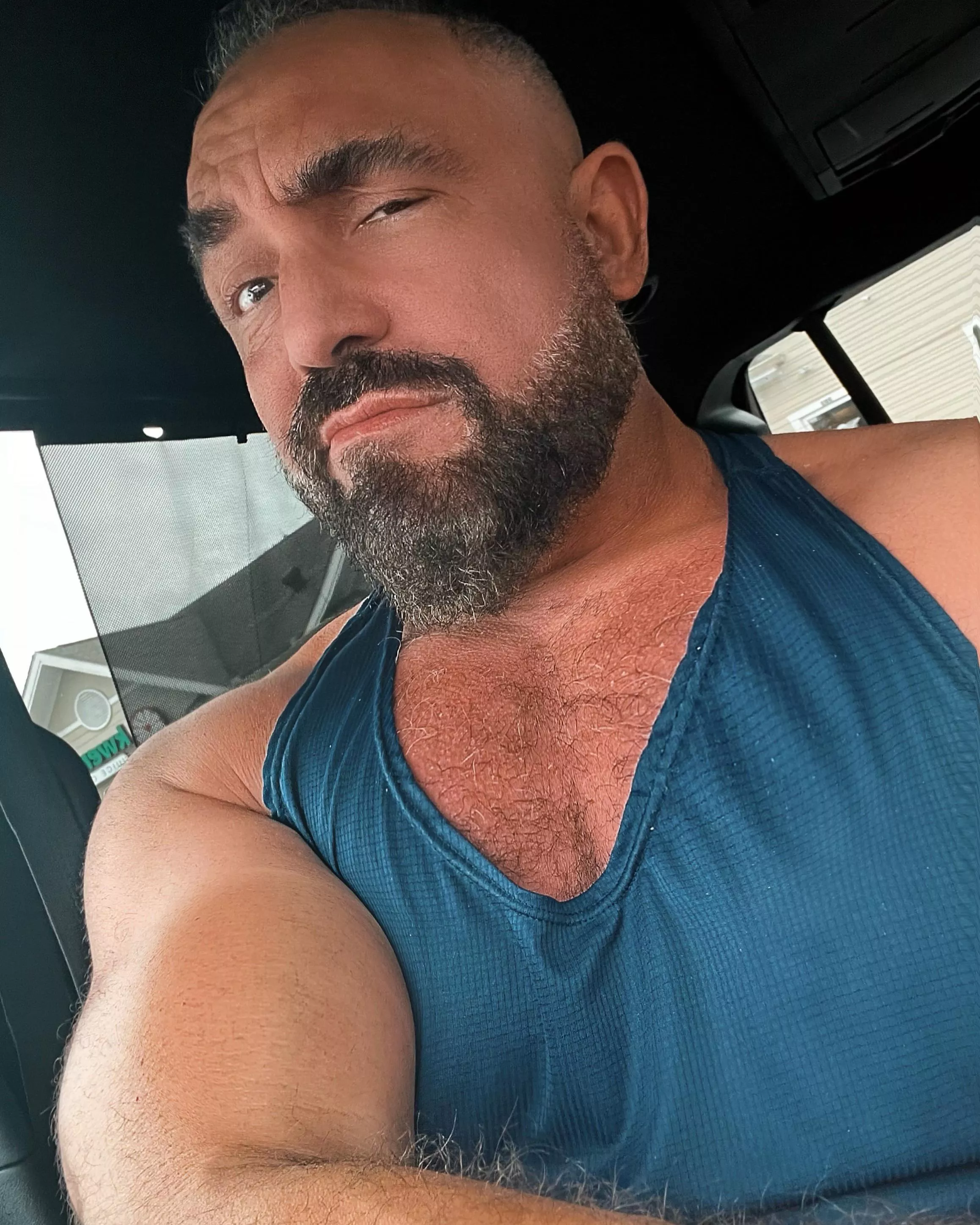 Do I look mean ? People tell me all the time I look like I’m ready to fight . posted by Standard_Economics22