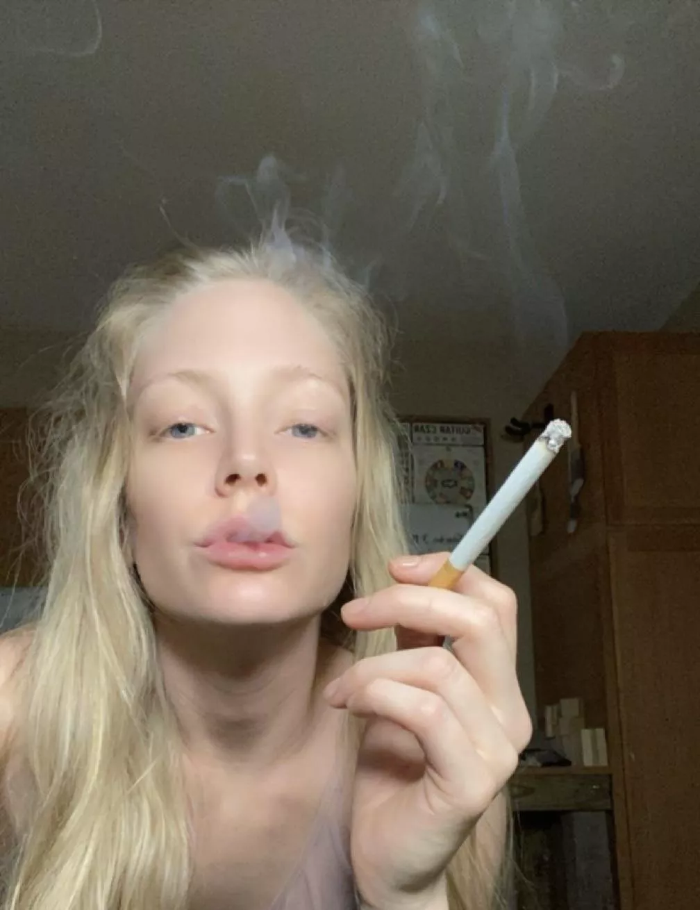 Enjoying a cigarette after getting my face fucked  posted by Rozez119