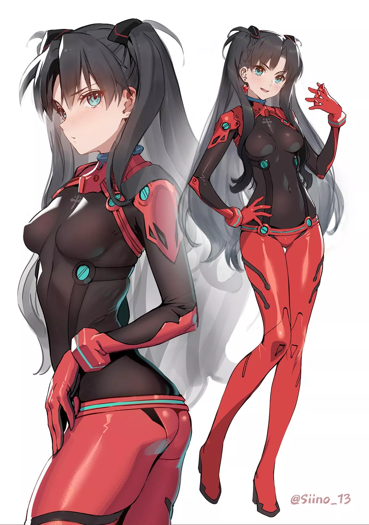 EVA Plugsuit Rin Tohsaka  posted by CheetahSperm18