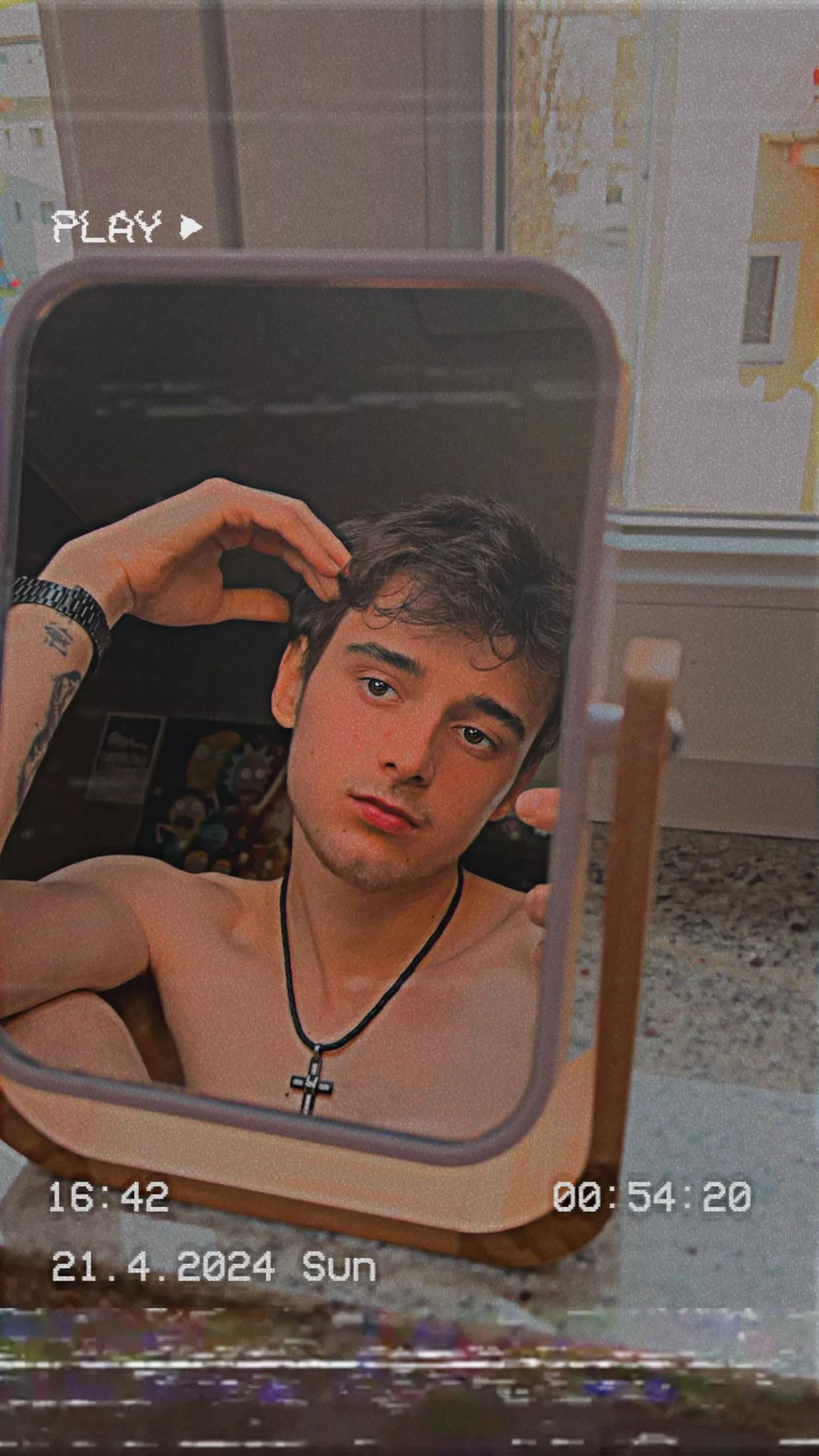 First time I’ve felt cute in a long while :-)  posted by filmarelis