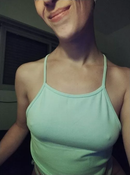 From a further angle. No bra no problems. 😘 by mooninthenightttt