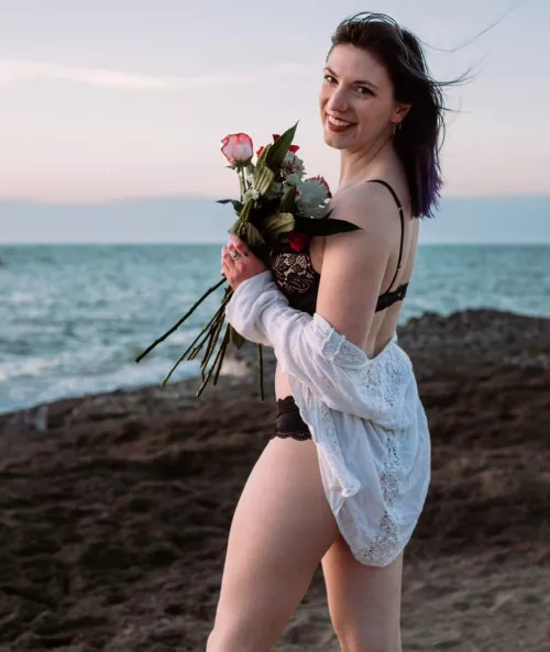 Getting her flowers  by jimjones666666